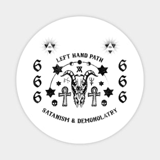 Left Hand Path Satanism & Demonolatry Magnet